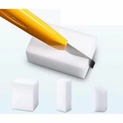 EINEMGELD 50 Stück Schwamm,radierschwamm,der Ideale Reinigungs Schwamm,für Alle Arten Von Schmutz & Verunreinigungen In Küche, Bad, Möbeln,Türen, Computer-Zubehör Geeignet. (10 X 6 X 2cm, Weiß) -Angebote Fliesenleger-Werkzeug Store 68105523 5