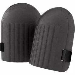 QERSTA Knieschützer Für Die Gartenarbeit Mit Wasserdichten, Weichen, Verstellbaren Riemen, 1 Paar, Schwarz