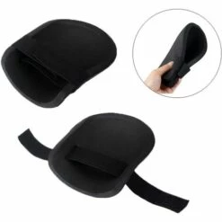 QERSTA Knieschützer Für Die Gartenarbeit Mit Wasserdichten, Weichen, Verstellbaren Riemen, 1 Paar, Schwarz -Angebote Fliesenleger-Werkzeug Store 68112507 3