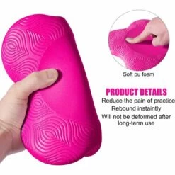 QERSTA 2 Stück Yoga-Knieschoner, Rutschfeste, Verschleißfeste Yoga-Matte Schützt Knie, Ellbogen, Pink -Angebote Fliesenleger-Werkzeug Store 68112532 3