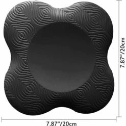 QERSTA 2 Stück Yoga-Knieschoner, Rutschfeste, Verschleißfeste Yogamatte Schützt Knie, Ellbogen, Schwarz -Angebote Fliesenleger-Werkzeug Store 68112536 3