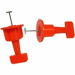 MONLY 50 Stück Bodenfliesen Nivelliersystem Nivellierer Kunststoff Verstellbarer Clip Locator Abstandshalter Klemmkeile Handwerkzeug -Angebote Fliesenleger-Werkzeug Store 68292034 3
