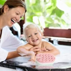 MONLY Weicher Schwamm, Weicher Bade-Massage-Schwamm Mit 2 Haken Peeling-Schwamm Für Frauen (4 Stück) -Angebote Fliesenleger-Werkzeug Store 68294370 3