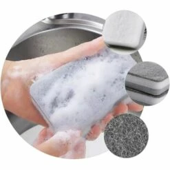 MONLY 10er-Pack Küchenreinigungsschwämme – Grau 8 MONLY 10er-Pack Küchenreinigungsschwämme – Grau -Angebote Fliesenleger-Werkzeug Store 68294853 4