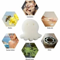 MONLY Ölabsorbierender Schwamm Für Whirlpools Ölschwamm Schwimmbäder Ölabsorbierender Schwamm Schaumschwamm Absorbierender Schaum Jacuzzi Pool Und Spa Schwamm Schaber (9 Stück, Weiß) -Angebote Fliesenleger-Werkzeug Store 68295482 3