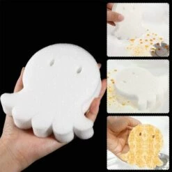 MONLY Ölabsorbierender Schwamm Für Whirlpools Ölschwamm Schwimmbäder Ölabsorbierender Schwamm Schaumschwamm Absorbierender Schaum Jacuzzi Pool Und Spa Schwamm Schaber (9 Stück, Weiß) -Angebote Fliesenleger-Werkzeug Store 68295482 5