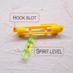 MONLY 6-teilige Wasserwaage, 2,9-Zoll-Mini-Wasserwaage, Hängende Linien-Wasserwaage Mit Horizontalen Haken, Geeignet Für Standort- Und Hausmessung -Angebote Fliesenleger-Werkzeug Store 68295690 3