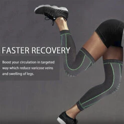 FVBJD Lange Knieschoner Für Damen Und Herren, Unterstützung Für Laufen, Basketball, Radfahren, Sport Gewichtheben, Gelenkschmerzlinderung, Meniskusriss,2 Packung -Angebote Fliesenleger-Werkzeug Store 68298857 4