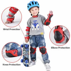 FVBJD Knieschützer Inliner Kinder, Ellenbogenschoner Handgelenkschoner Schützer Set -Angebote Fliesenleger-Werkzeug Store 68298982 4