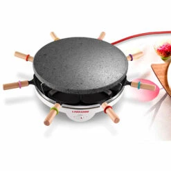 Raclette Maschine 8 Personen 800w + Grillstein - 129014 - Lagrange