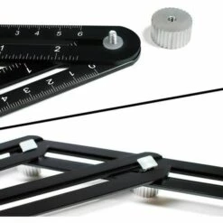 MONLY Sechsseitiges Jig-Lineal Aus Aluminiumlegierung, Multi-Winkel-Messlineal Mit Ahle, Keramikfliesen-Bohranleitung Für Heimwerker -Angebote Fliesenleger-Werkzeug Store 68481983 3