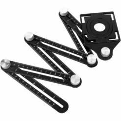 MONLY Sechsseitiges Jig-Lineal Aus Aluminiumlegierung, Multi-Winkel-Messlineal Mit Ahle, Keramikfliesen-Bohranleitung Für Heimwerker -Angebote Fliesenleger-Werkzeug Store 68481983 5