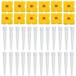 ECHOO 36-teiliges Silikon-Dichtungswerkzeug-Set, Dichtungs-Endbearbeitungswerkzeug, Ersatzkartuschen, Dichtungsdüsen