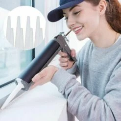 ECHOO 36-teiliges Silikon-Dichtungswerkzeug-Set, Dichtungs-Endbearbeitungswerkzeug, Ersatzkartuschen, Dichtungsdüsen -Angebote Fliesenleger-Werkzeug Store 68593071 5