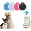 MONLY GPS-Hundetracker, Anti-Verlust-Halsband, GPS-Katzen-Ortungsgerät Mit Alarm Für Haustiere, Hunde, Fahrzeuge, Kinder, ältere Menschen, Mini-SOS-GPS-Navigationsverfolgung Im Freien. (Schwarz)