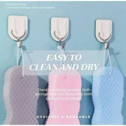 BENOBBY KIDS 2 St��ck Ultra Soft Bath Body Shower Sponge Superweicher Peeling-Badeschwamm Rosa Und Blau -Angebote Fliesenleger-Werkzeug Store 68749203 5