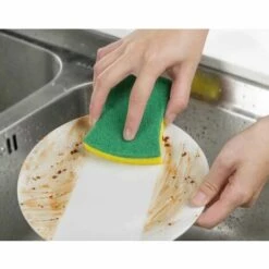 MONLY 12 Stück Strapazierfähiger Zellulose-Scheuerschwamm, Doppelseitiger Küchen-Spülschwamm, -Angebote Fliesenleger-Werkzeug Store 68760251 4