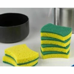 MONLY 12 Stück Strapazierfähiger Zellulose-Scheuerschwamm, Doppelseitiger Küchen-Spülschwamm, -Angebote Fliesenleger-Werkzeug Store 68760251 5