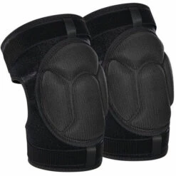 MONLY Verstellbare Knieschützer Verdicken Schwammpolster Schutz Rutschfester Knieschutz Sicherheitsschutzausrüstung Modell:M - Modell:M