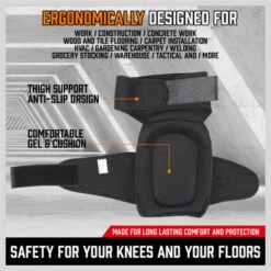 SOEKAVIA Knieschoner, Professionell, Robust, Zum Arbeiten, Gärtnern Und Konstruktionsarbeiten -Angebote Fliesenleger-Werkzeug Store 68903236 3