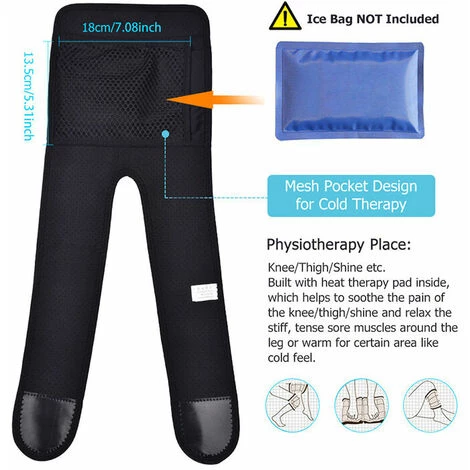 SOEKAVIA Beheizte Kniebandage, Kniestütze Elektrische Heizung Knie Massagegerät Knieorthese Für Arthritis, Arthrose, Gelenkschmerzlinderung, Passt Für Männer Und Frauen 4 SOEKAVIA Beheizte Kniebandage, Kniestütze Elektrische Heizung Knie Massagegerät Knieorthese Für Arthritis, Arthrose, Gelenkschmerzlinderung, Passt Für Männer Und Frauen – Bild 4