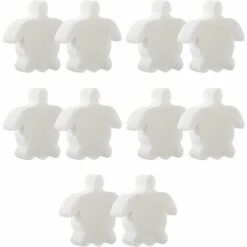 GESCHENKE 10 Stück ölabsorbierende Reinigungsschwämme Schaumschwämme Für Whirlpools Waschbare Und Wiederverwendbare Schwämme Für Whirlpools (weiß)