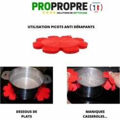 GESCHENKE 3 Stück Spülmaschinen-Silikonschwamm – Induktionsherd-Wunderschwamm, Waschbarer 3-in-1-Mehrzweckschwamm, Rot -Angebote Fliesenleger-Werkzeug Store 68954350 4