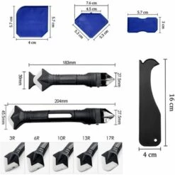 LONGZIMING Verstemmende Düse 31 Stück Edelstahl-Versiegelungsdüse Verstemmwerkzeuge Verstemmdüse Für Bad-Küche-Verstemmer -Angebote Fliesenleger-Werkzeug Store 68970988 3