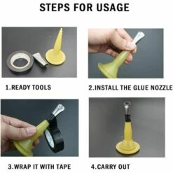 LONGZIMING 14 Stück Dichtungsdüse, Edelstahl-Dichtungsdüse, Wiederverwendbare Edelstahl-Dichtungsdüse Zur Verwendung In Küchen, Badezimmern (Größe 14) -Angebote Fliesenleger-Werkzeug Store 68971760 4