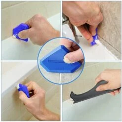 LONGZIMING Silikon-Fugenglätter, 31-teiliger Anzug, Dichtungsglas-Kleber-Eckenschaber, Silikon-Dichtungsmittel-Fertigstellungswerkzeug, Fugenschaber, Silikon-Dichtungsdüsen-Werkzeug -Angebote Fliesenleger-Werkzeug Store 68973698 4