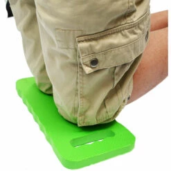 EYEPOWER Knieschutz 46x23cm Knieschoner Extra Dicke 2,5cm Kniematte Mit Tragegriff Grün